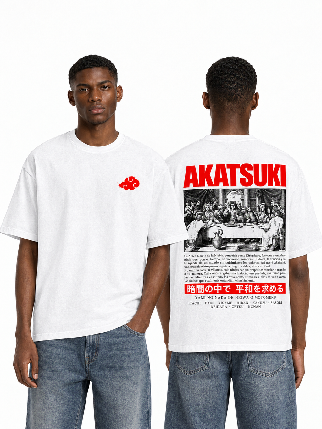 Camiseta akatsuki ultima cena