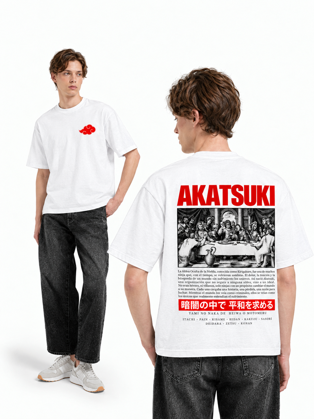 Camiseta akatsuki ultima cena