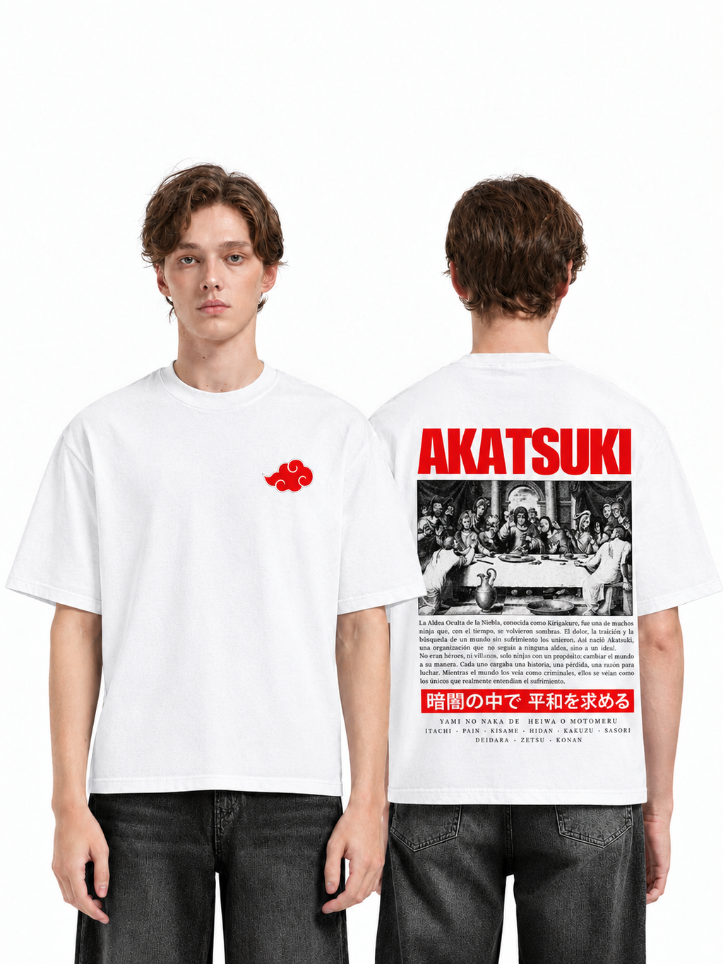 Camiseta akatsuki ultima cena